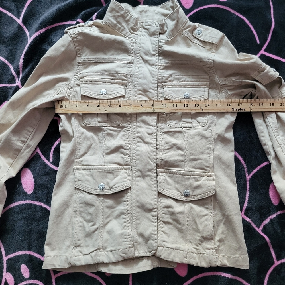 Beige Utility Lightweight Jacket - image 6